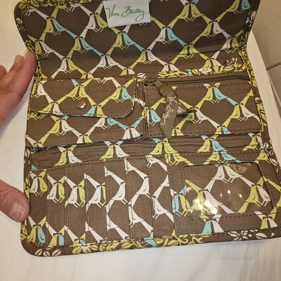 Vera Bradley Sitting In A Tree Women's TriFold Wallet - Picture 4 of 13